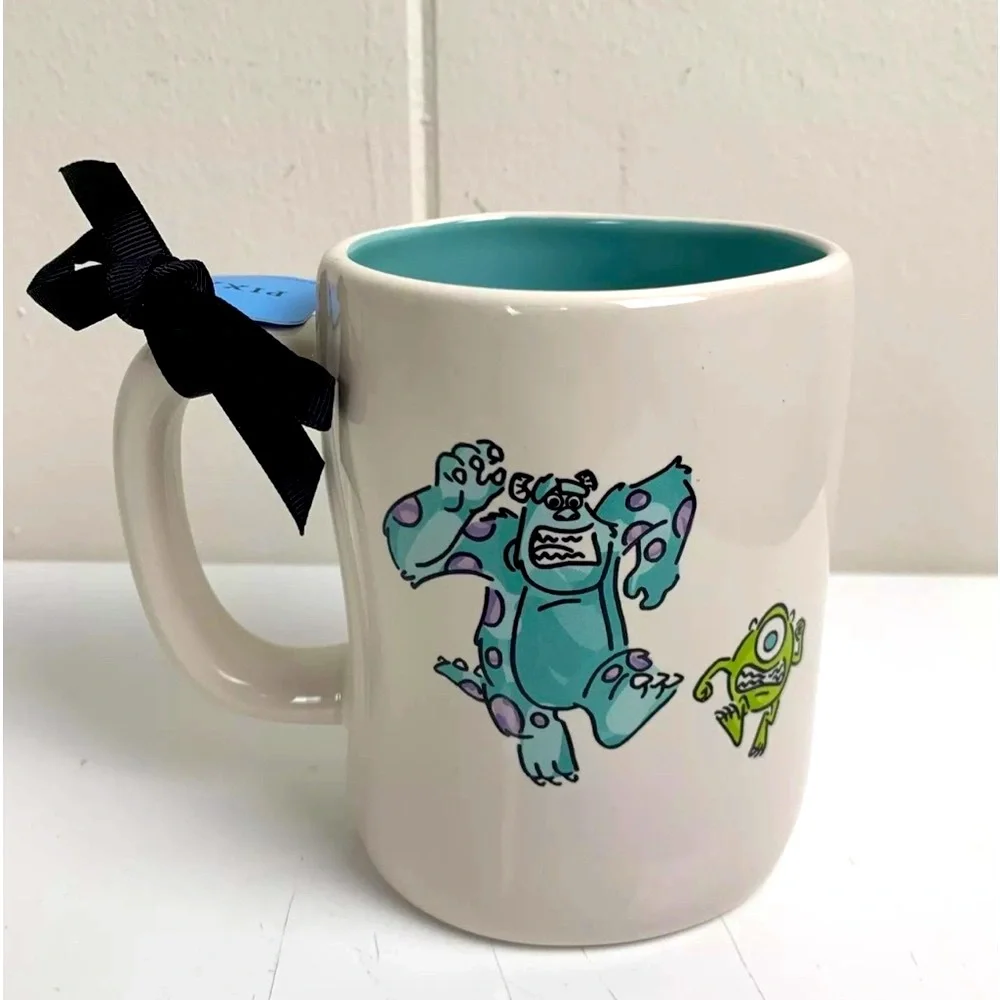 NEW Rae Dunn The Monster Crew Double Sided Mug Monsters Inc Pixar Sully Wazowski - Picture 3 of 5